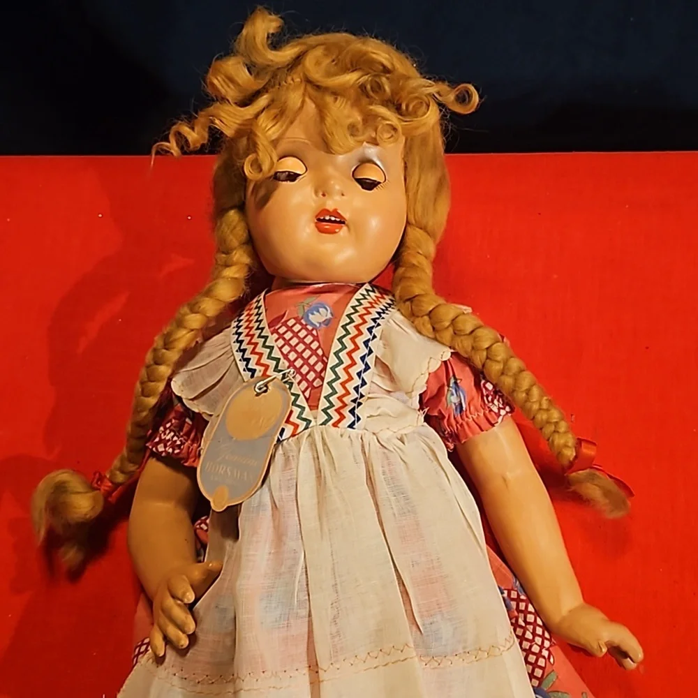 20" Antique Horsman Composition Art Doll - Picture 7 of 12